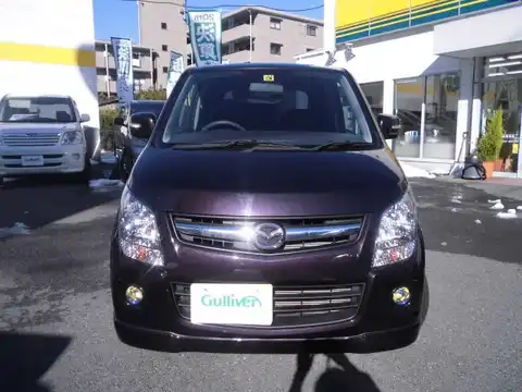 カタログ画像：ＡＺワゴン （AZ-WAGON） ＸＳリミテッド 2011年12月 DBA-MJ23S 660cc ミステリアスバイオレットパール 燃費21.0km / l フロント