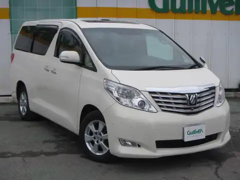 カタログ画像：アルファード （ALPHARD） ３５０Ｇ Ｌパッケージ 2008年5月 DBA-GGH25W 3500cc ゴールドパールクリスタルシャイン 燃費9.1km / l メイン（その他）