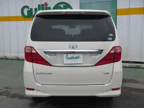 カタログ画像：アルファード （ALPHARD） ３５０Ｇ Ｌパッケージ 2008年5月 DBA-GGH25W 3500cc ゴールドパールクリスタルシャイン 燃費9.1km / l バック