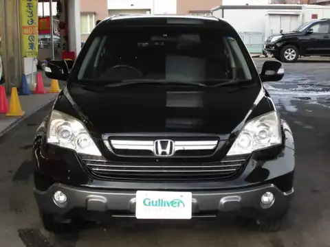 カタログ画像：ＣＲ－Ｖ （CR-V） ＺＬ 2006年10月 DBA-RE3 2400cc ナイトホークブラック・パール 燃費12.2km / l フロント