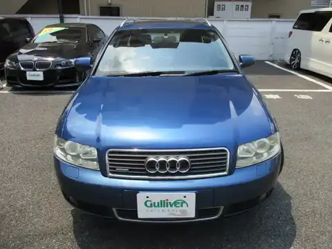 カタログ画像：Ａ４アバント （A4 AVANT） １．８ＴクワトロＳＥ 2004年2月 GH-8EAMBF 1800cc モーリシャスブルーパールエフェクト 燃費9.7km / l フロント