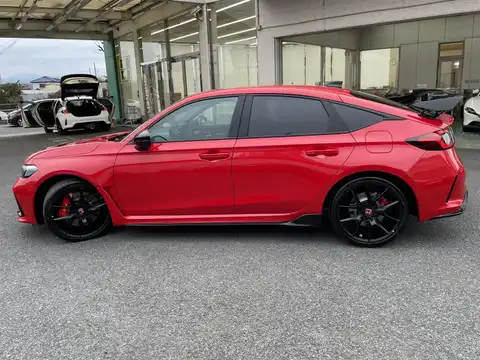 カタログ画像：シビック （CIVIC） タイプＲ レーシングブラックパッケージ 2025年1月 6BA-FL5 2000cc フレームレッド 燃費12.5km / l 外装