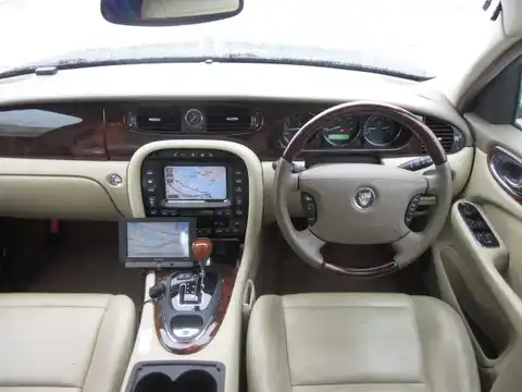 カタログ画像：ＸＪ （XJ） ＸＪ８ ４．２ 2003年5月 GH-J72SA 4200cc エボニー 燃費7.5km / l 内装