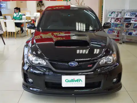 カタログ画像：インプレッサ （IMPREZA） ＷＲＸ ＳＴＩ Ａライン 2014年4月 CBA-GVF 2500cc クリスタルブラック・シリカ 燃費9.0km / l フロント