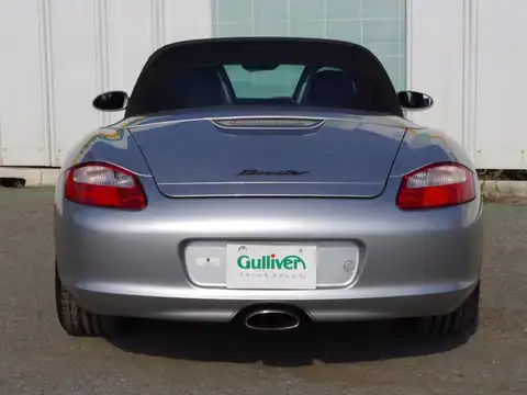 カタログ画像：ボクスター （BOXSTER） ボクスターＳ 2005年8月 GH-98726 3200cc アークティックシルバーメタリックorＧＴシルバーメタリック 燃費8.0km / l バック