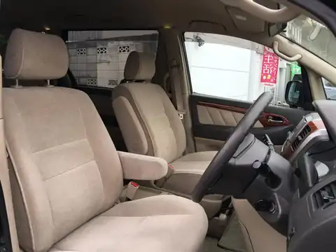 カタログ画像：アルファードＶ （ALPHARD V） ＡＸ Ｌエディション 2003年7月 UA-ANH15W 2400cc ブラックマイカ 燃費9.4km / l 内装