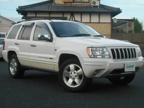 カタログ画像：ジープ・グランドチェロキー （JEEP GRAND CHEROKEE） リミテッド 2003年6月 GH-WJ40 4000cc ストーンホワイトクリアコート 燃費6.5km / l メイン（その他）