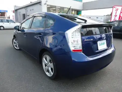 カタログ画像：プリウス （PRIUS） Ｇツーリングセレクション 2009年5月 DAA-ZVW30 1800cc ダークブルーマイカ 燃費35.5km / l バック