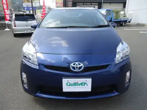 カタログ画像：プリウス （PRIUS） Ｇツーリングセレクション 2009年5月 DAA-ZVW30 1800cc ダークブルーマイカ 燃費35.5km / l フロント