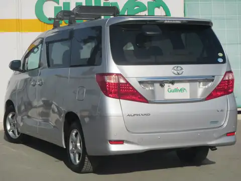 カタログ画像：アルファード （ALPHARD） ３５０Ｘ 2008年5月 DBA-GGH20W 3500cc シルバーメタリック 燃費9.5km / l バック