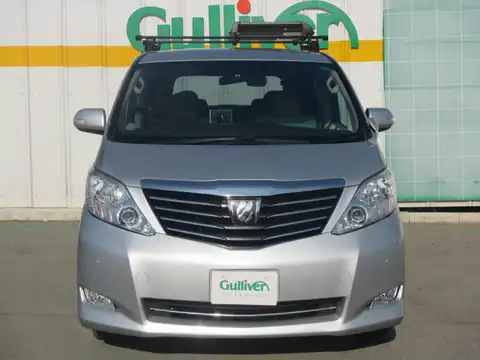 カタログ画像：アルファード （ALPHARD） ３５０Ｘ 2008年5月 DBA-GGH20W 3500cc シルバーメタリック 燃費9.5km / l フロント