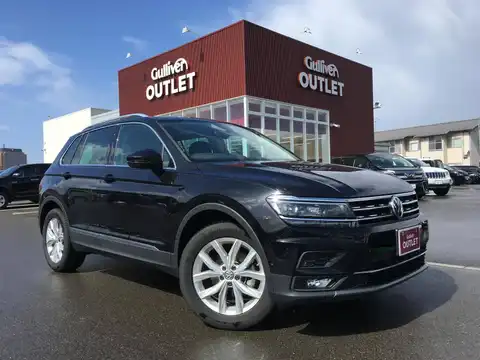 カタログ画像：ティグアン （TIGUAN） ＴＳＩ ハイライン 2018年3月 ABA-5NCZE 1400cc ディープブラックパールエフェクト 燃費16.3km / l メイン（その他）