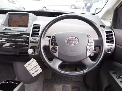 カタログ画像：プリウス （PRIUS） Ｇ 2004年4月 DAA-NHW20 1500cc ブルーマイカ 燃費33.0km / l 内装