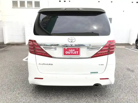 カタログ画像：アルファード （ALPHARD） ３５０Ｓ 2011年11月 DBA-GGH20W 3500cc ホワイトパールクリスタルシャイン 燃費9.3km / l バック