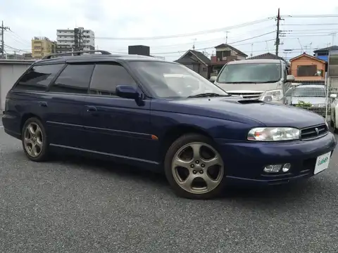 カタログ画像：レガシィツーリングワゴン （LEGACY TOURING WAGON） ＧＴ 1993年10月 E-BG5 2000cc コスミックブルーマイカ 燃費10.4km / l メイン（その他）