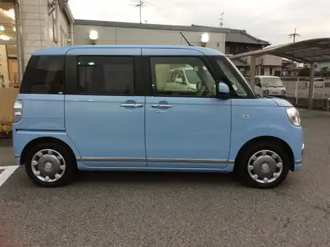 カタログ画像：ムーヴキャンバス （MOVE CANBUS） Ｇメイクアップ ＳＡⅡ 2016年9月 DBA-LA800S 660cc パールホワイトIII×シルキーブルーパールorシルキーブルーパール 燃費28.6km / l 外装