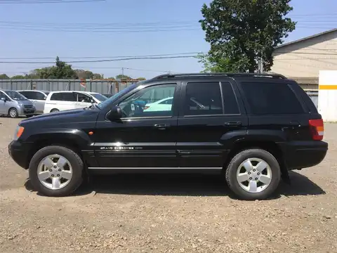 カタログ画像：ジープ・グランドチェロキー （JEEP GRAND CHEROKEE） リミテッド 2004年4月 GH-WJ40 4000cc パトリオットブルーパールコート 燃費6.5km / l 外装