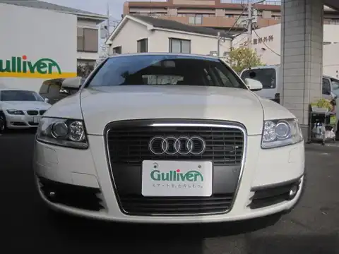 カタログ画像：Ａ６アバント （A6 AVANT） ２．４ 2006年8月 GH-4FBDW 2400cc アイビスホワイト 燃費9.5km / l フロント