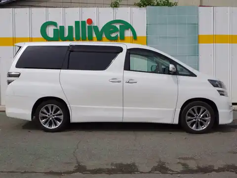 カタログ画像：ヴェルファイア （VELLFIRE） ３．５Ｚ プラチナセレクションⅡ 2010年4月 DBA-GGH25W 3500cc ホワイトパールクリスタルシャイン 燃費9.1km / l 外装