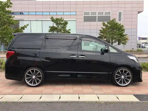 カタログ画像：アルファード （ALPHARD） ３５０Ｓ タイプゴールドⅡ 2013年10月 DBA-GGH25W 3500cc ブラック 燃費9.1km / l 外装