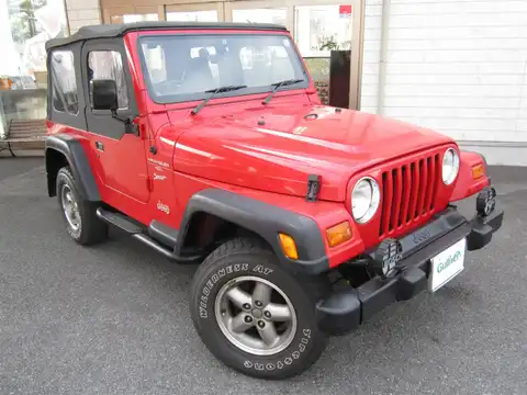 カタログ画像：ジープ・ラングラー （JEEP WRANGLER） スポーツ ソフトトップ 2000年11月 GF-TJ40S 4000cc フレームレッド 燃費6.2km / l メイン（その他）