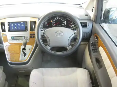 カタログ画像：アルファードＶ （ALPHARD V） ＡＸ Ｌエディション サイドリフトアップシート装着車 2007年6月 DBA-ANH10W 2400cc ブラックマイカ 燃費9.7km / l 内装