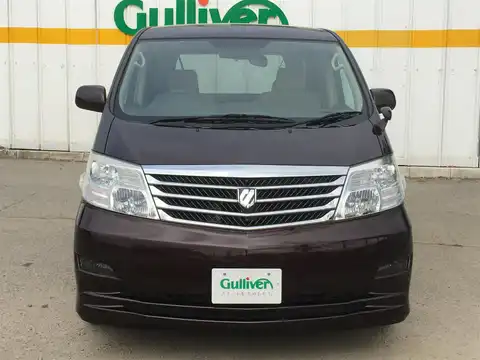 カタログ画像：アルファードＧ （ALPHARD G） ＭＸ Ｌエディション 2005年4月 TA-MNH15W 3000cc ブラッキッシュレッドマイカ 燃費8.6km / l フロント