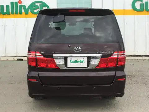 カタログ画像：アルファードＧ （ALPHARD G） ＭＸ Ｌエディション 2007年6月 CBA-MNH15W 3000cc ブラッキッシュレッドマイカ 燃費8.6km / l バック