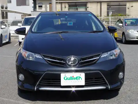 カタログ画像：オーリス （AURIS） １５０Ｘ Ｓパッケージ 2014年4月 DBA-NZE181H 1500cc ブラックマイカ 燃費18.2km / l フロント