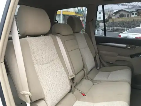 カタログ画像：ランドクルーザープラド （LAND CRUISER PRADO） ＴＸ ５人乗り仕様 2004年4月 LA-RZJ120W 2700cc ホワイトパールクリスタルシャイン 燃費8.5km / l 内装