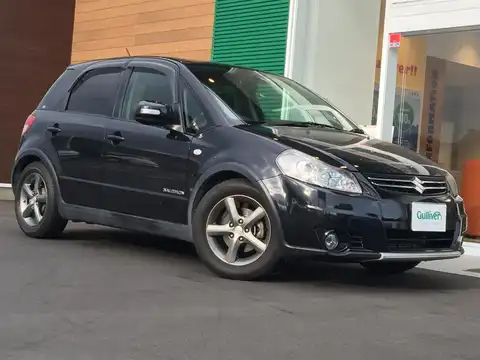 カタログ画像：ＳＸ４ （SX4） １．５サロモンリミテッド 2007年11月 DBA-YA11S 1500cc ブルーイッシュブラックパール３ 燃費16.4km / l メイン