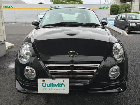 カタログ画像：コペン （COPEN） １０ｔｈアニバーサリーエディション 2012年4月 ABA-L880K 660cc ＤＣ・ブラックマイカメタリック 燃費18.0km / l フロント