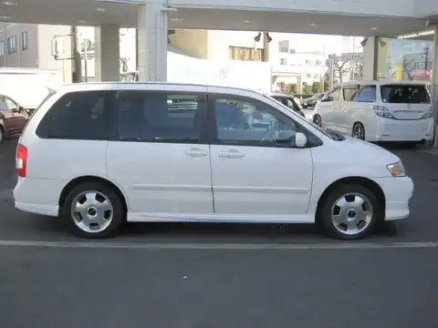 カタログ画像：ＭＰＶ （MPV） Ｌ 2000年8月 GF-LW5W 2500cc ピュアホワイト 燃費8.6km / l 外装