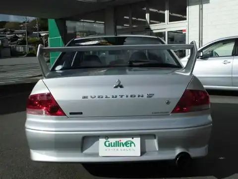 カタログ画像：ランサー （LANCER） ＧＳＲエボリューションⅦ 2001年2月 GH-CT9A 2000cc サテライトシルバー（メタリック） バック