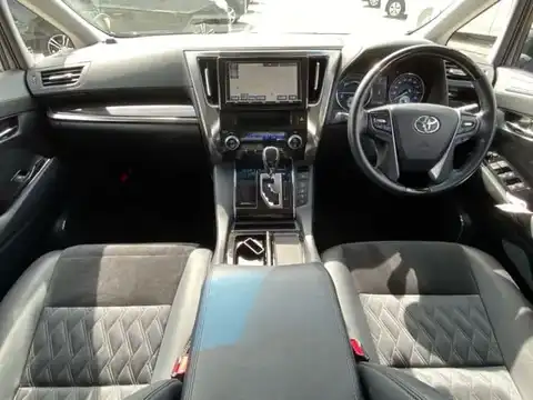 カタログ画像：アルファードハイブリッド （ALPHARD HYBRID） ハイブリッドＳＲ サイドリフトアップシート装着車 2015年1月 DAA-AYH30W 2500cc ブラック 燃費18.4km / l 内装