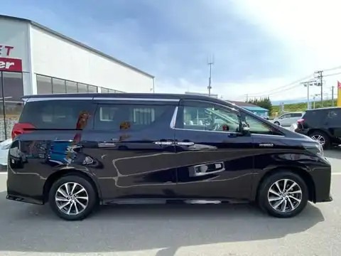 カタログ画像：アルファードハイブリッド （ALPHARD HYBRID） ハイブリッドＳＲ サイドリフトアップシート装着車 2015年1月 DAA-AYH30W 2500cc ブラック 燃費18.4km / l 外装