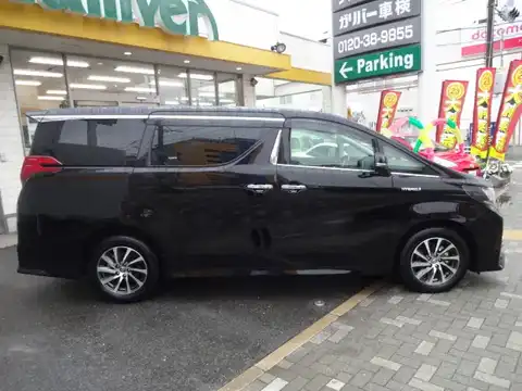 カタログ画像：アルファードハイブリッド （ALPHARD HYBRID） ハイブリッドＳＲ Ｃパッケージ 2015年1月 DAA-AYH30W 2500cc ブラック 燃費18.4km / l 外装