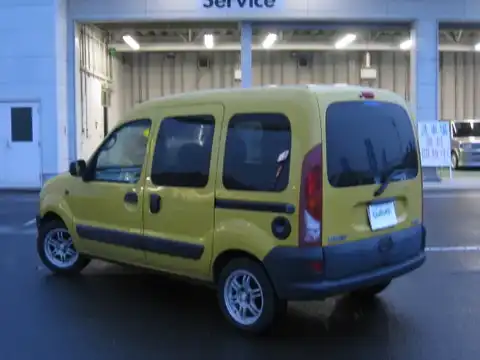 カタログ画像：カングー （KANGOO） １．４ 2002年3月 GF-KCK7J 1400cc レモン・イエロー バック