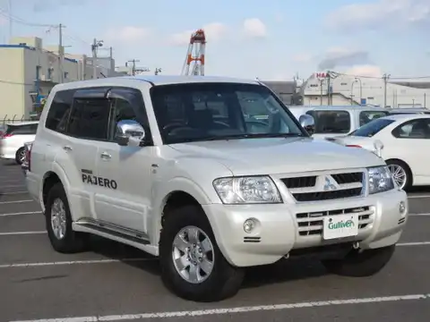 カタログ画像：パジェロ （PAJERO） ロング エクシード－Ⅰ 2005年1月 LA-V73W 3000cc ウォームホワイトパール メイン（その他）