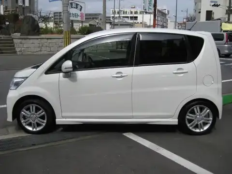 カタログ画像：ムーヴ （MOVE） カスタム Ｒ 2009年12月 CBA-L185S 660cc パールホワイトⅢ 燃費19.0km / l 外装