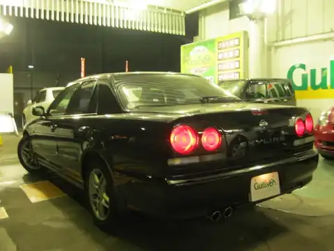 カタログ画像：スカイライン （SKYLINE） ２５ＧＴ－Ｘ ＦＯＵＲ 1998年5月 GF-ENR34 2500cc ブラックパール 燃費9.2km / l バック