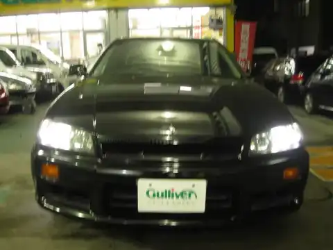 カタログ画像：スカイライン （SKYLINE） ２５ＧＴ－Ｘ ＦＯＵＲ 1998年5月 GF-ENR34 2500cc ブラックパール 燃費9.2km / l フロント