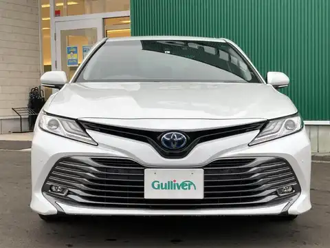 カタログ画像：カムリ （CAMRY） Ｇレザーパッケージ 2017年7月 DAA-AXVH70 2500cc 燃費28.4km / l フロント