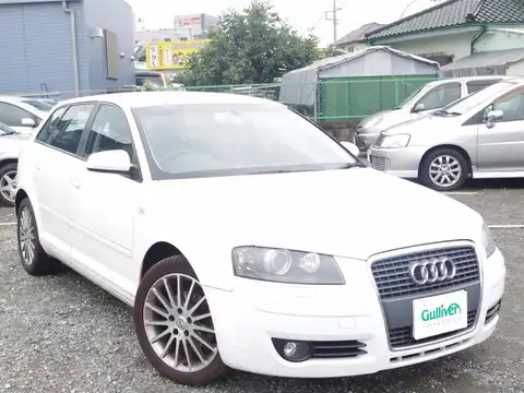 カタログ画像：Ａ３ （A3） スポーツバック１．８ＴＦＳＩ 2007年8月 ABA-8PBZB 1800cc アイビスホワイト 燃費13.0km / l メイン（その他）