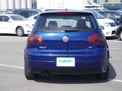 カタログ画像：ゴルフ （GOLF） ＧＴ ＴＳＩ 2008年1月 ABA-1KBLG 1400cc シャドーブルーメタリック 燃費14.0km / l バック