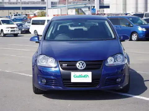 カタログ画像：ゴルフ （GOLF） ＧＴ ＴＳＩ 2009年1月 ABA-1KBLG 1400cc シャドーブルーメタリック 燃費14.0km / l フロント