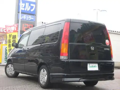 カタログ画像：ステップワゴン （STEPWAGON） デラクシー フィールドデッキ 回転対座シート 1999年5月 GF-RF1 2000cc スターライトブラック・パール 燃費10.6km / l 外装