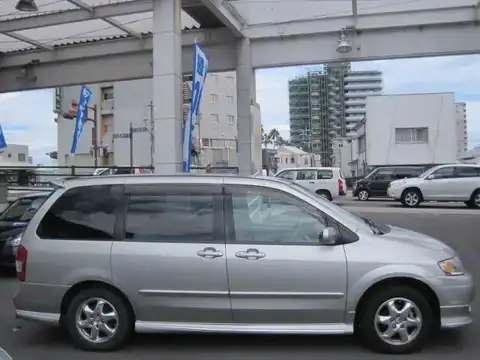 カタログ画像：ＭＰＶ （MPV） スポーツ 2000年8月 GF-LW5W 2500cc サンライトシルバーメタリック 燃費8.3km / l 外装