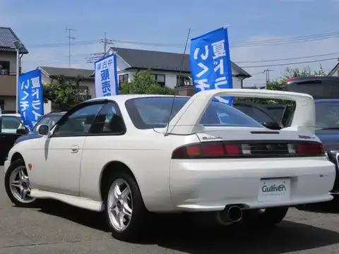 カタログ画像：シルビア （SILVIA） Ｋ’ｓ 1998年5月 E-S14 2000cc パールホワイト（３Ｐ）ｏｒパールホワイト（３Ｐ）（スーパーファインハードコート） 燃費11.4km / l バック