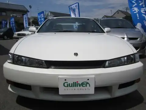 カタログ画像：シルビア （SILVIA） Ｋ’ｓ 1998年5月 E-S14 2000cc パールホワイト（３Ｐ）ｏｒパールホワイト（３Ｐ）（スーパーファインハードコート） 燃費11.4km / l フロント